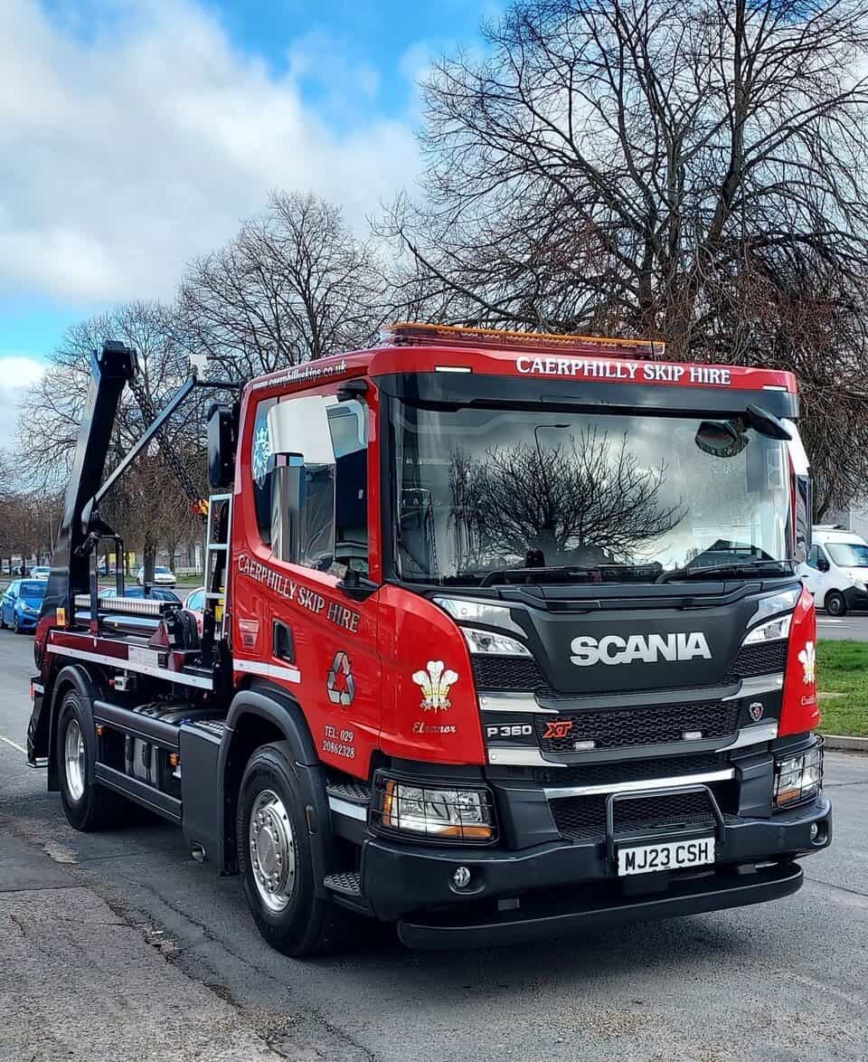 skip hire newport lorry 1