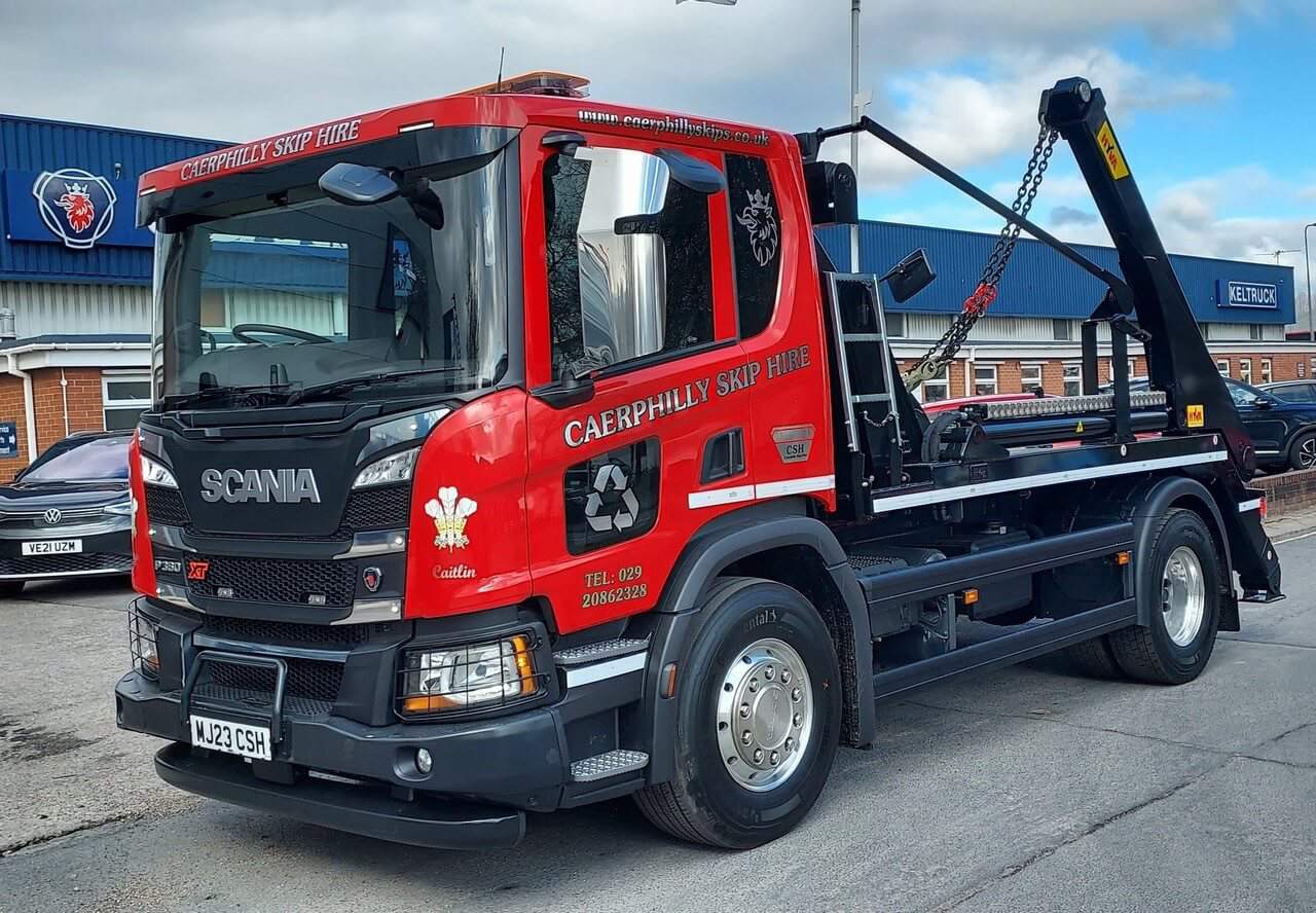 skip hire newport lorry 2